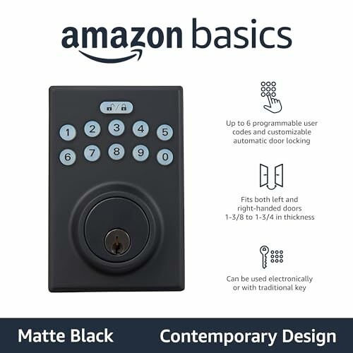 Amazon Basics Electronic Keypad Deadbolt