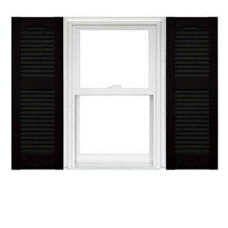 Mid America Open Louver Vinyl Shutters